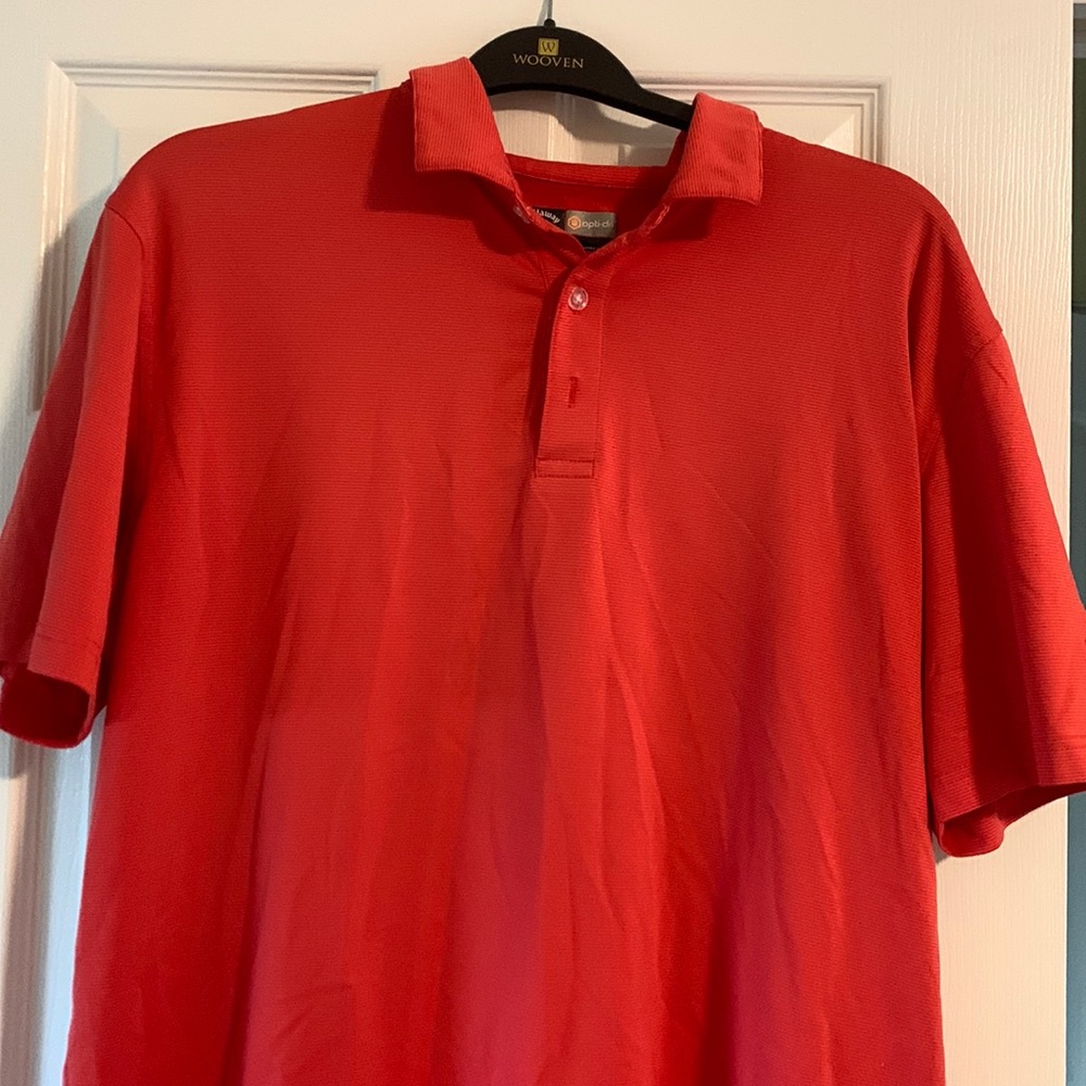 Men’s Callaway Golf Shirt XL, orange